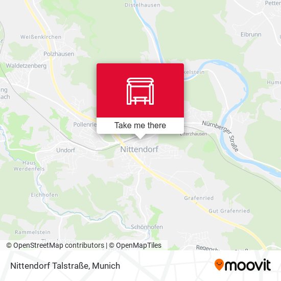 Nittendorf Talstraße map
