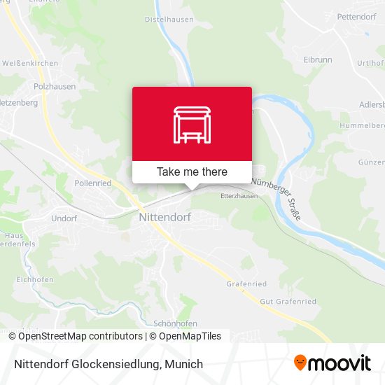 Nittendorf Glockensiedlung map