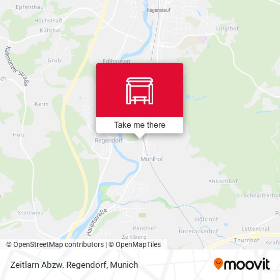 Zeitlarn Abzw. Regendorf map