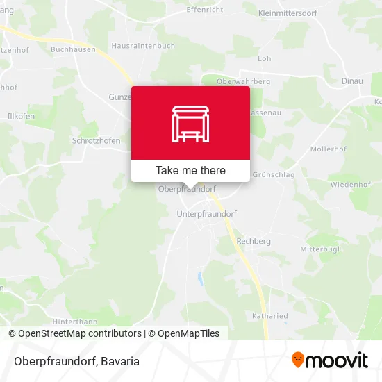 Карта Oberpfraundorf