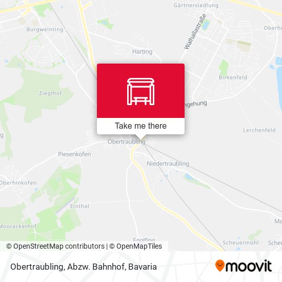Obertraubling, Abzw. Bahnhof map