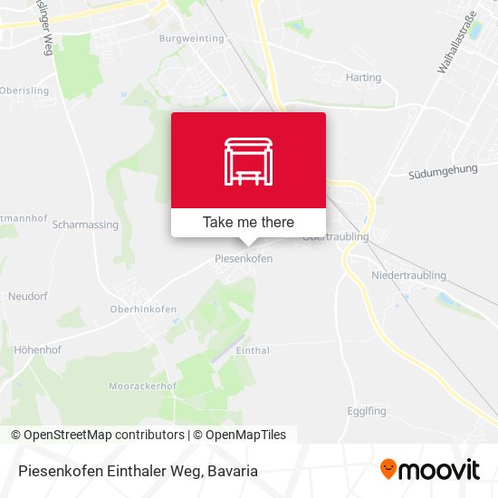 Piesenkofen Einthaler Weg map