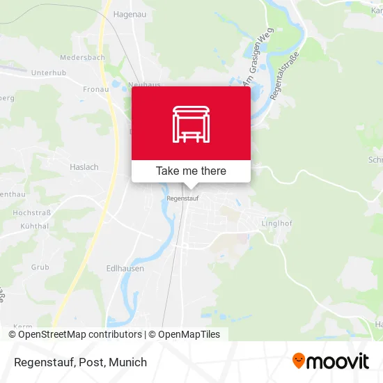 Карта Regenstauf, Post