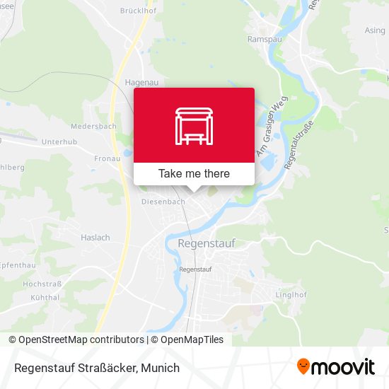 Regenstauf Straßäcker map