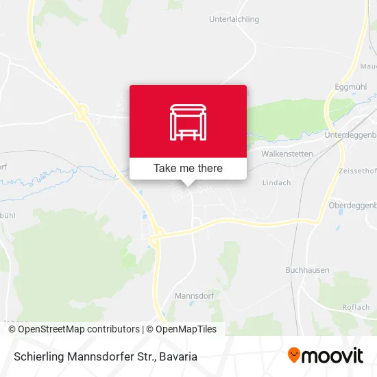Карта Schierling Mannsdorfer Str.