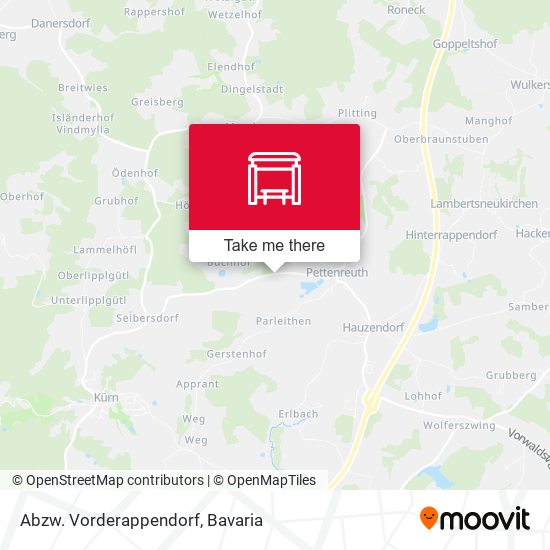 Abzw. Vorderappendorf map