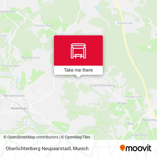 Oberlichtenberg Neupaarstadl map
