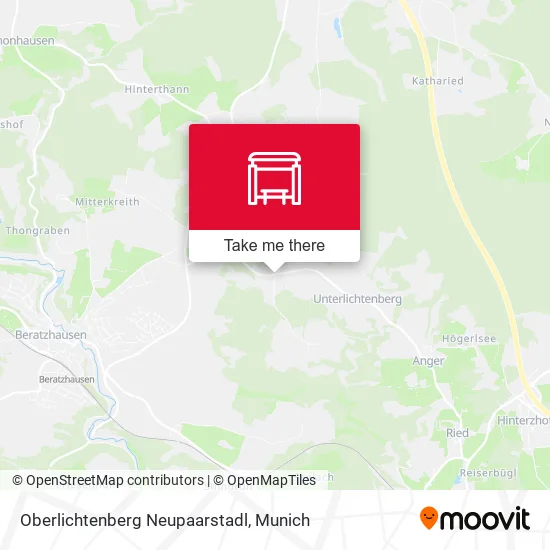 Карта Oberlichtenberg Neupaarstadl