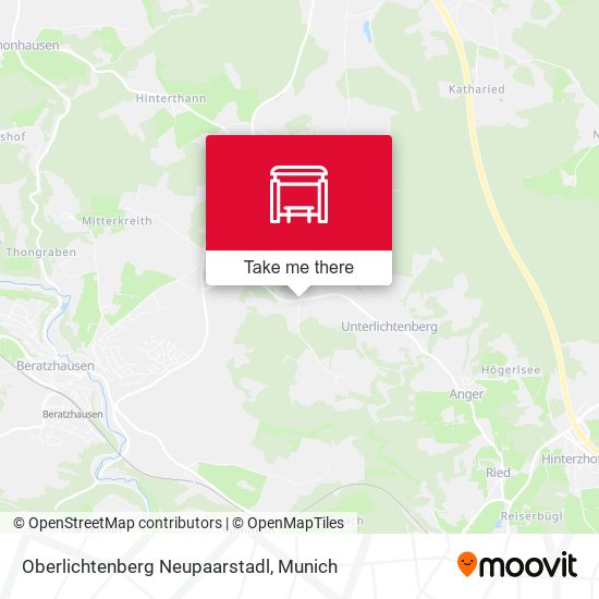 Oberlichtenberg Neupaarstadl map