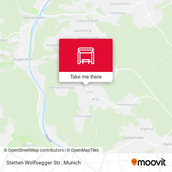 Карта Stetten Wolfsegger Str.
