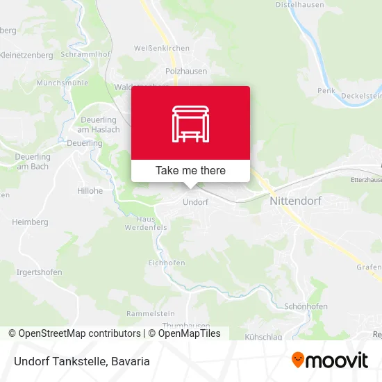 Карта Undorf Tankstelle