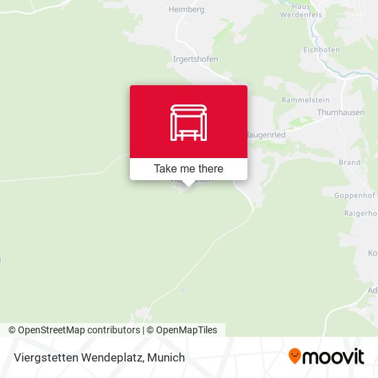 Viergstetten Wendeplatz map