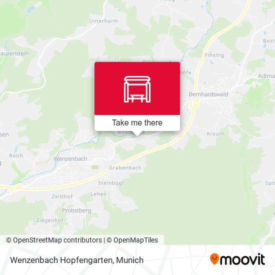 Карта Wenzenbach Hopfengarten