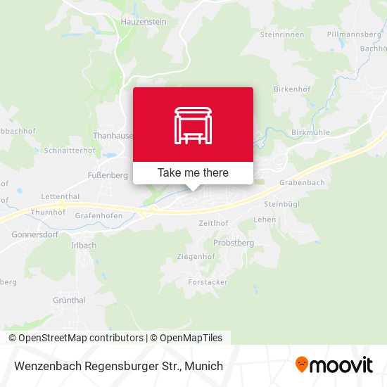 Карта Wenzenbach Regensburger Str.