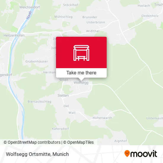 Карта Wolfsegg Ortsmitte