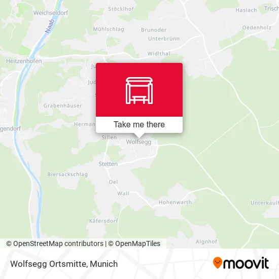 Карта Wolfsegg Ortsmitte