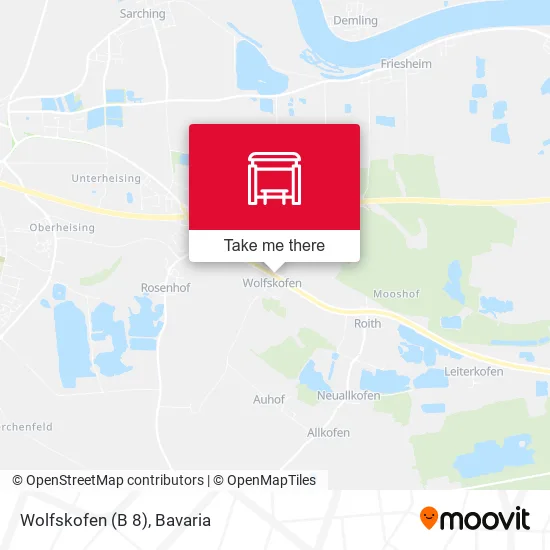 Карта Wolfskofen (B 8)