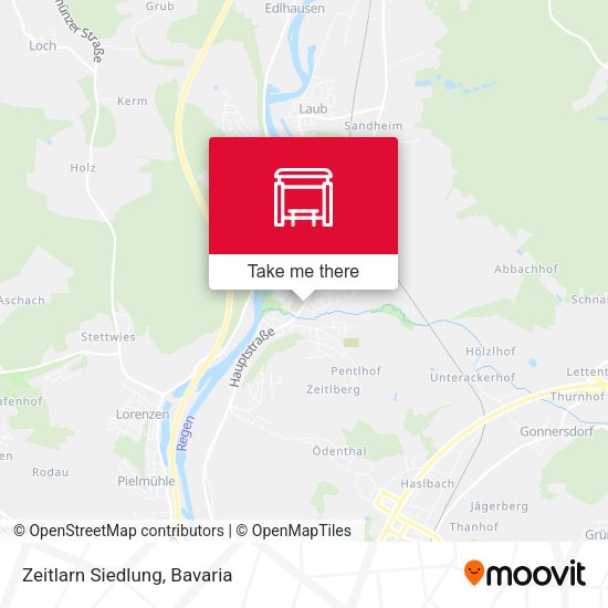 Карта Zeitlarn Siedlung