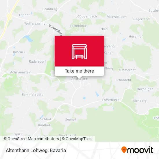 Карта Altenthann Lohweg