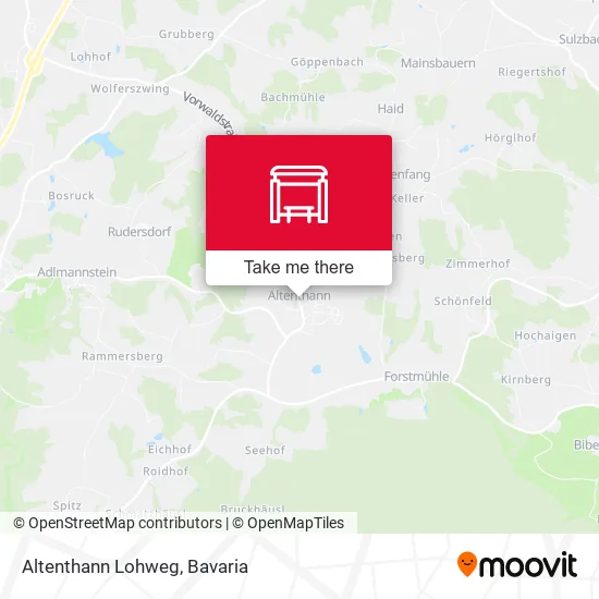 Карта Altenthann Lohweg