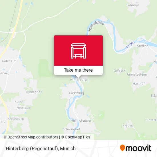 Карта Hinterberg (Regenstauf)