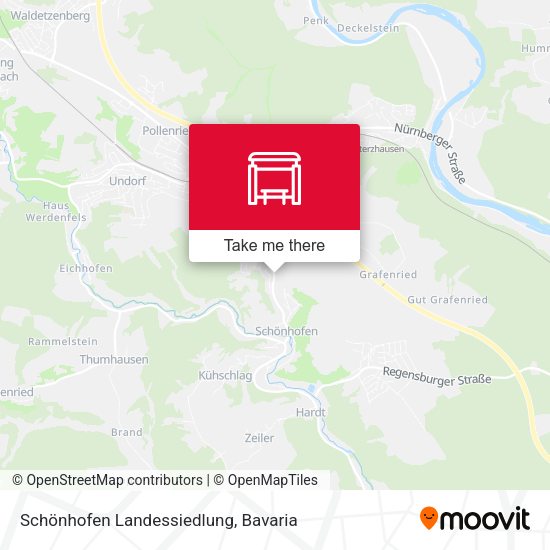 Schönhofen Landessiedlung map
