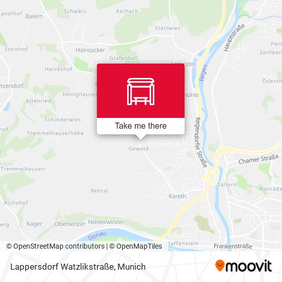 Lappersdorf Watzlikstraße map