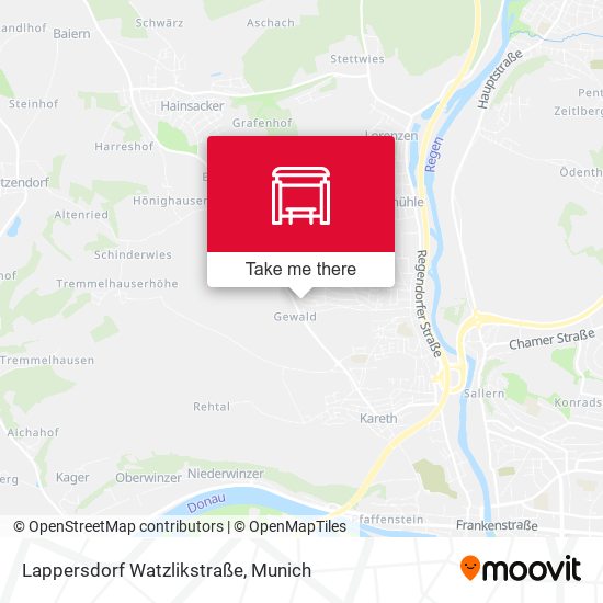 Lappersdorf Watzlikstraße map