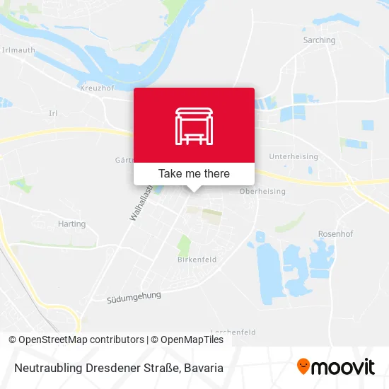 Карта Neutraubling Dresdener Straße