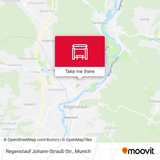 Regenstauf Johann-Strauß-Str. map