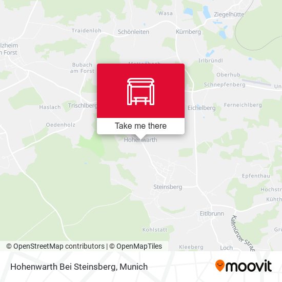Hohenwarth Bei Steinsberg map