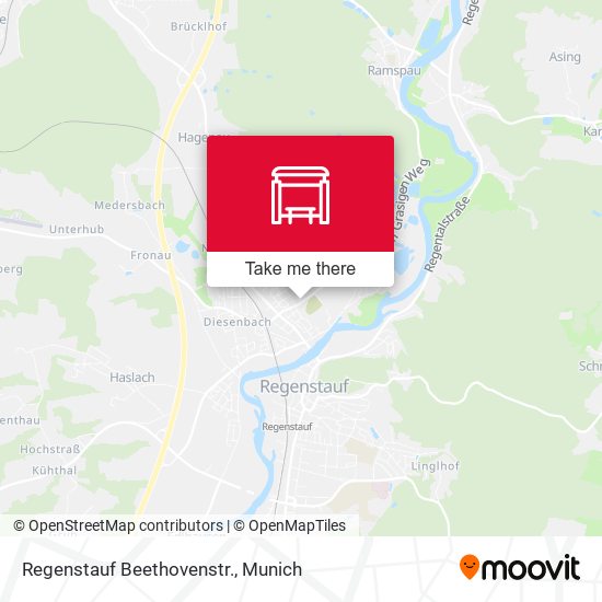 Regenstauf Beethovenstr. map