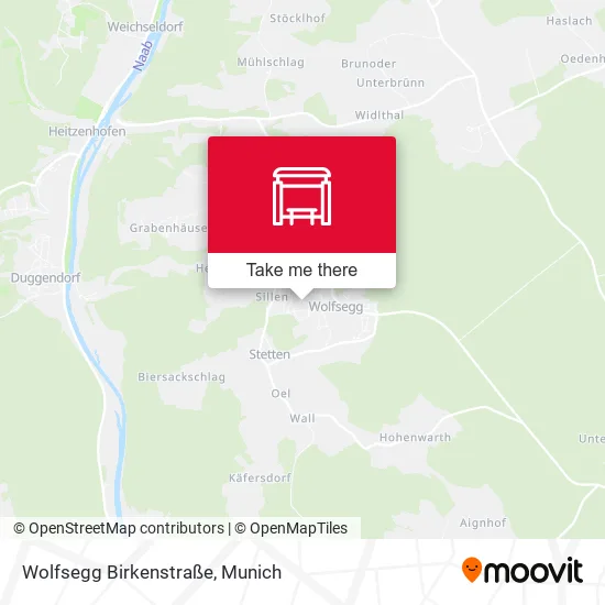 Карта Wolfsegg Birkenstraße