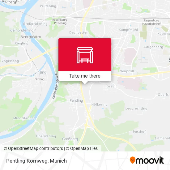 Карта Pentling Kornweg