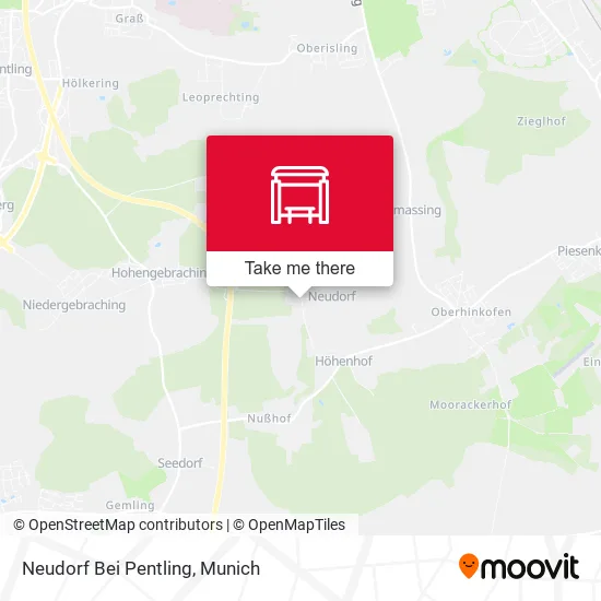 Карта Neudorf Bei Pentling