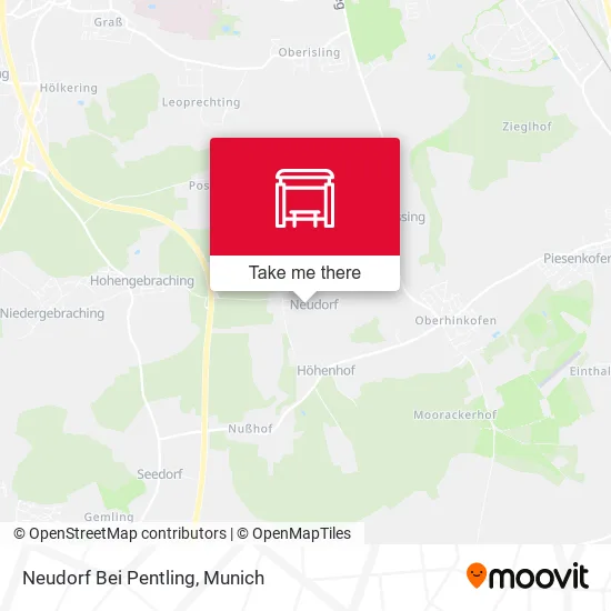 Карта Neudorf Bei Pentling