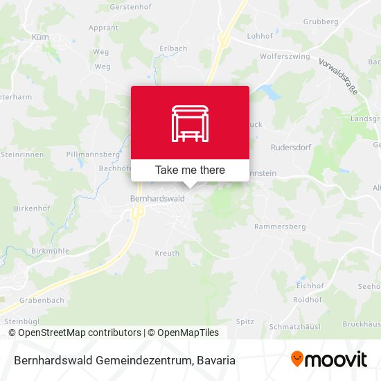 Bernhardswald Gemeindezentrum map