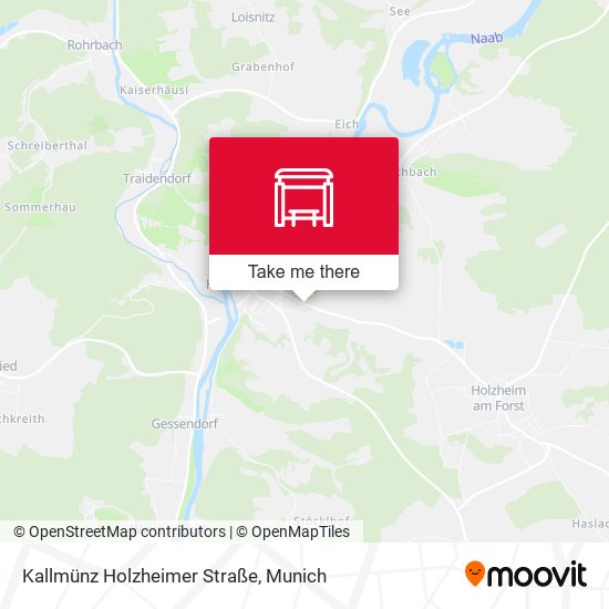 Kallmünz Holzheimer Straße map