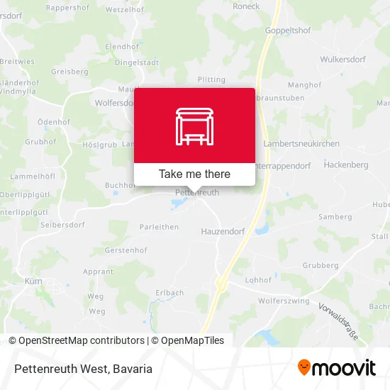 Карта Pettenreuth West