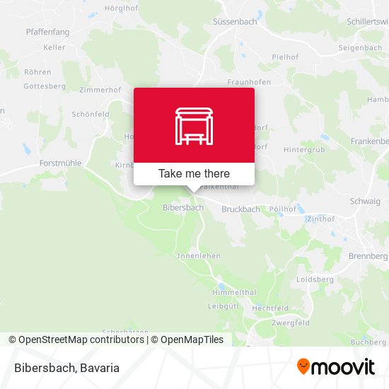 Карта Bibersbach
