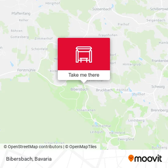 Карта Bibersbach