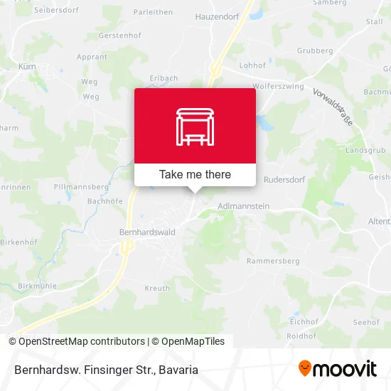Карта Bernhardsw. Finsinger Str.