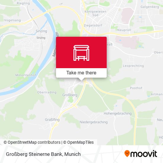 Großberg Steinerne Bank map