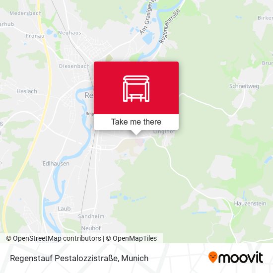 Regenstauf Pestalozzistraße map