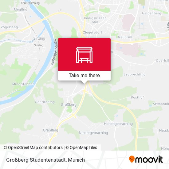 Großberg Studentenstadt map