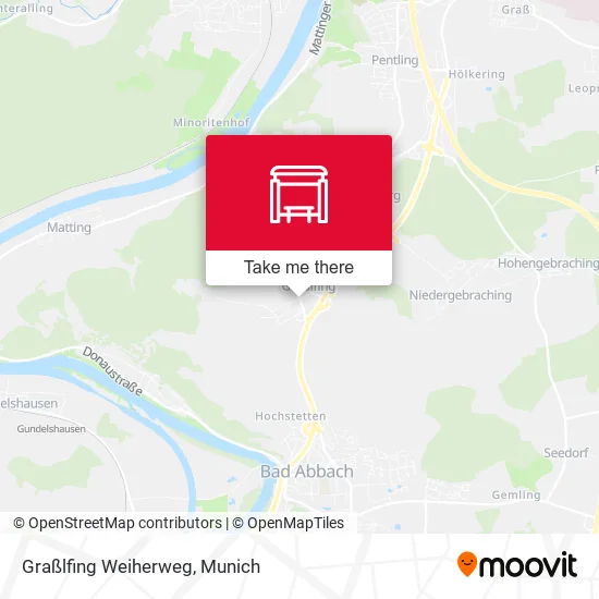 Карта Graßlfing Weiherweg