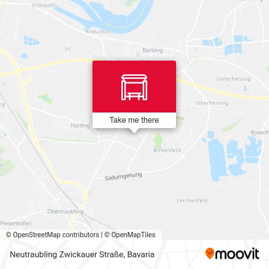 Neutraubling Zwickauer Straße map