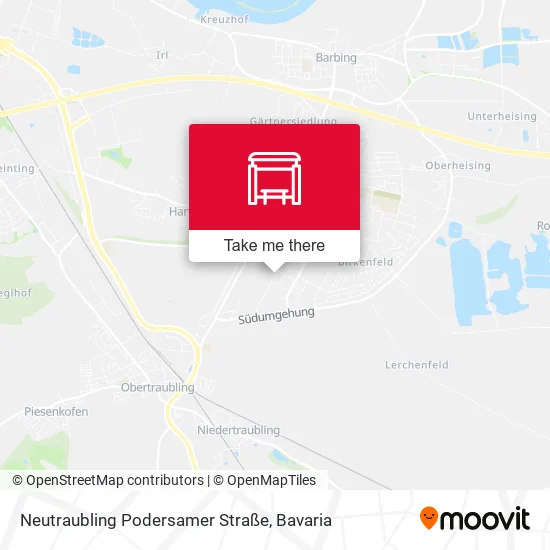 Карта Neutraubling Podersamer Straße