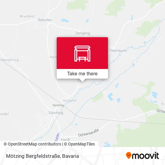 Карта Mötzing Bergfeldstraße