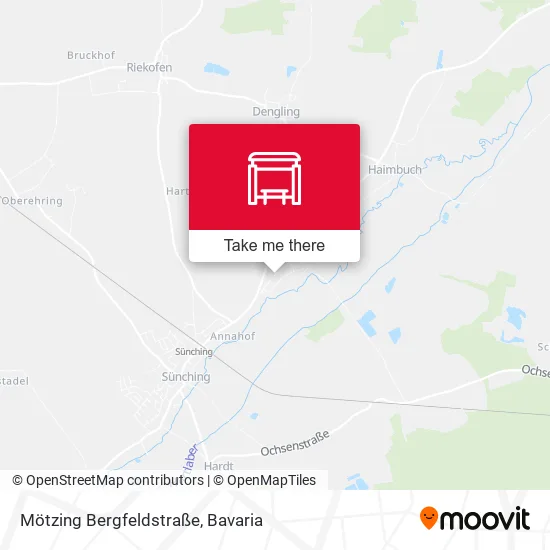 Карта Mötzing Bergfeldstraße